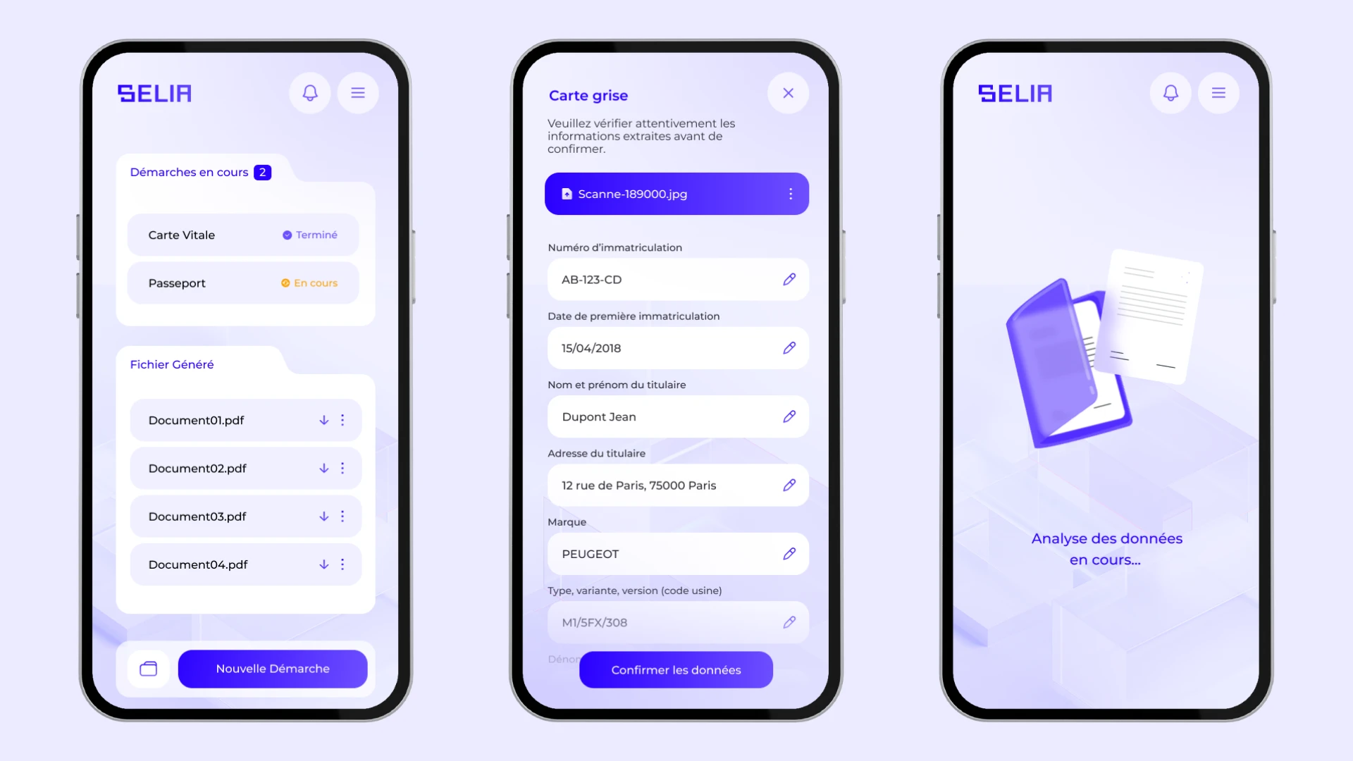 Selia - Mobile App preview